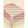 Hibiscus White Plastic Table Cover