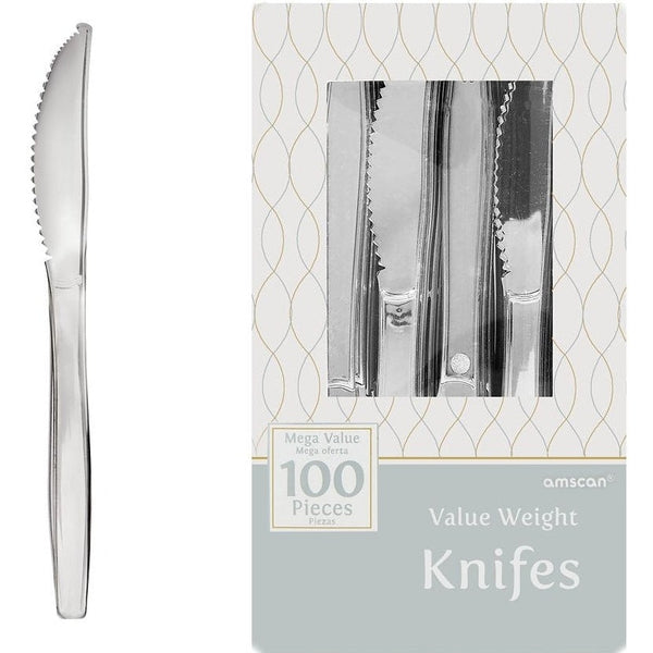 High Count Boxed Knives - Silver