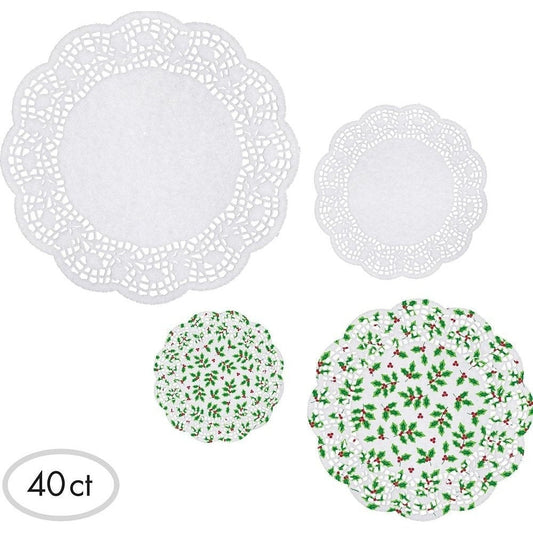 Holly Multipack Doilies