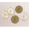 Hot Stamp Paper Fans Gold