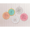 Hot Stamp Paper Fans Pastel