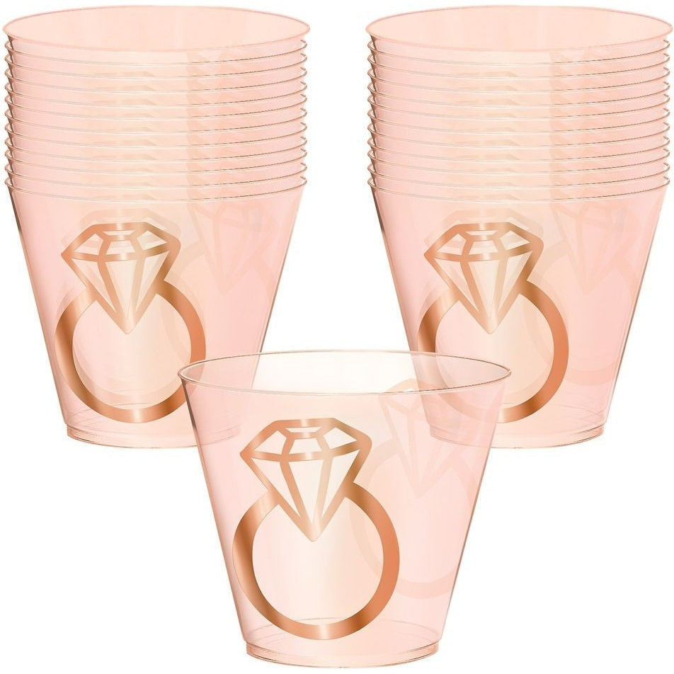 Hot-Stamped Plastic Tumblers, 9 Oz.