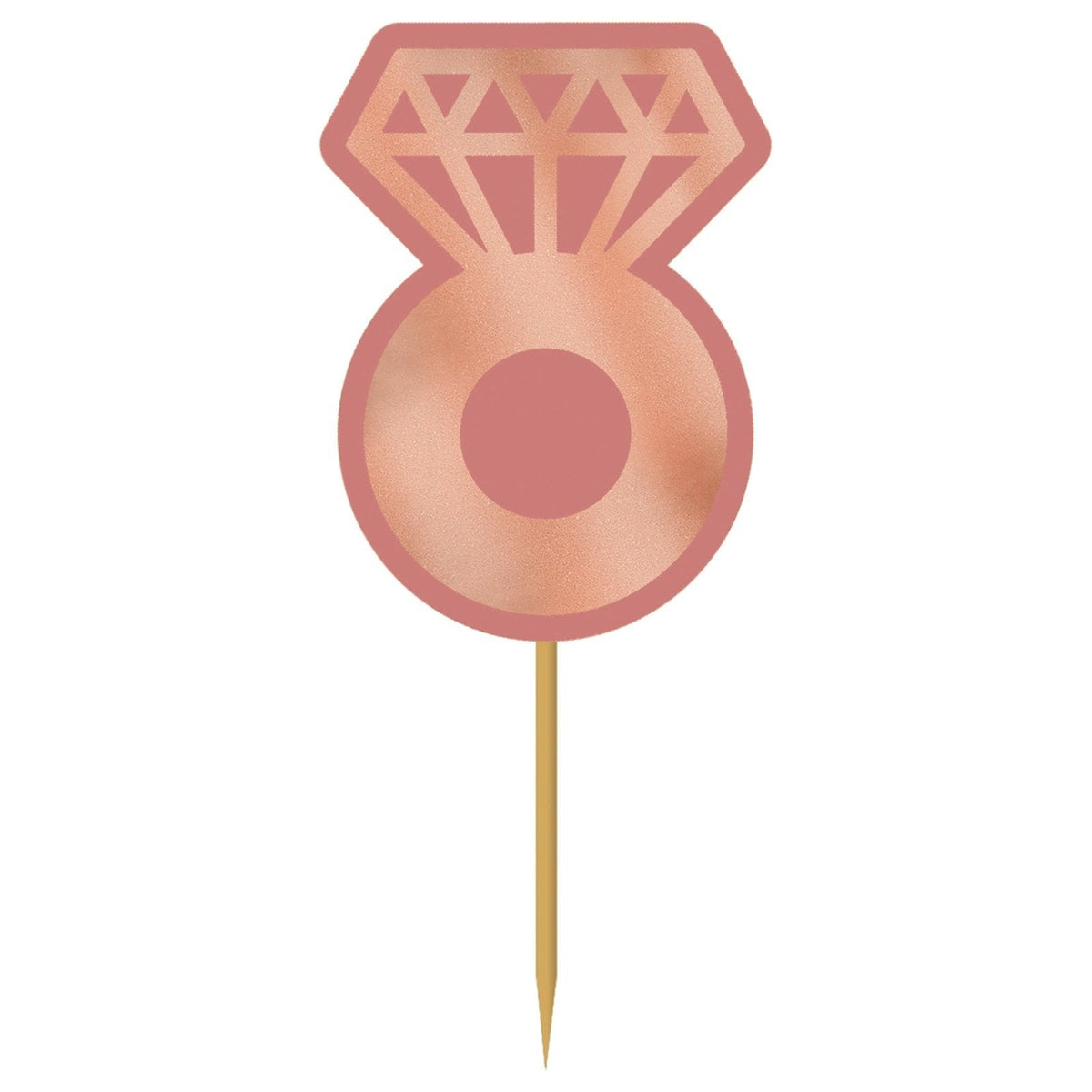 Hot-Stamped Rose Gold Ring Picks