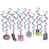 I Love The 90's Whirls 6 Whirls W/Icons; 6 Plain Whirls