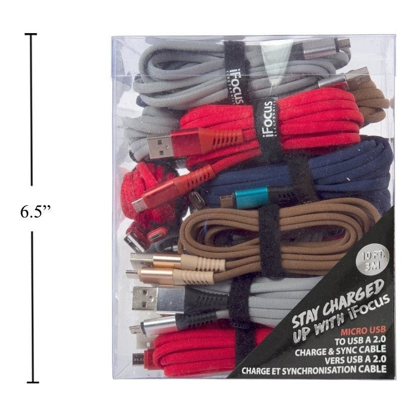 Ifocus 10Ft Micro Usb Data Cbl