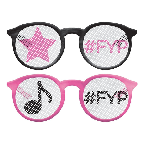 Internet Famous Metallic Printed Glasses