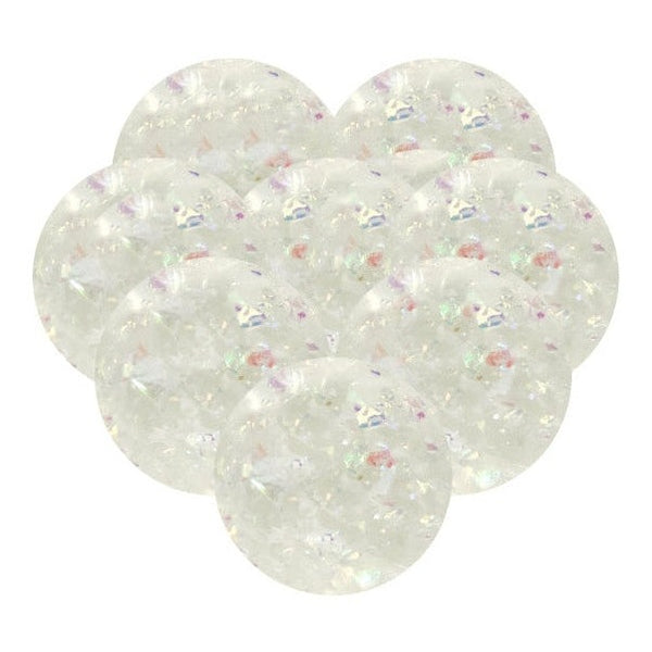Iridescent Bouncy Ball Favors, 8 Count