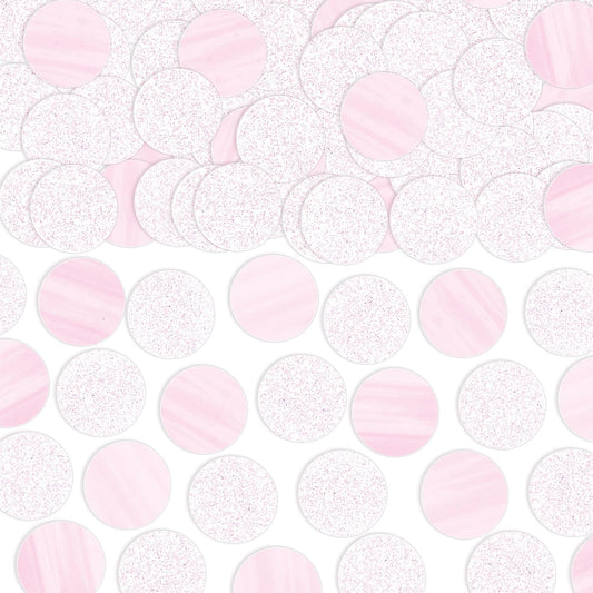 Iridescent Foil/ Glitter Circle Confetti