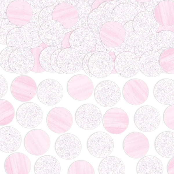 Iridescent Foil/ Glitter Circle Confetti