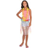 Iridescent Plastic Luau Skirt - Child