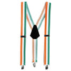Irish Flag Striped Suspenders