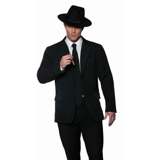 Jacket - Gangster Pin Strip With Tie