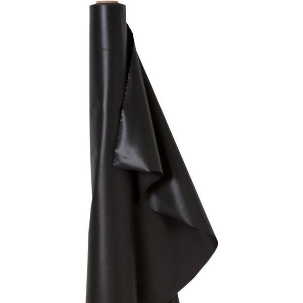 Jet Black Jumbo Plastic Table Roll, 40" X 250'