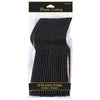 Jet Black Plastic Forks 20 Count