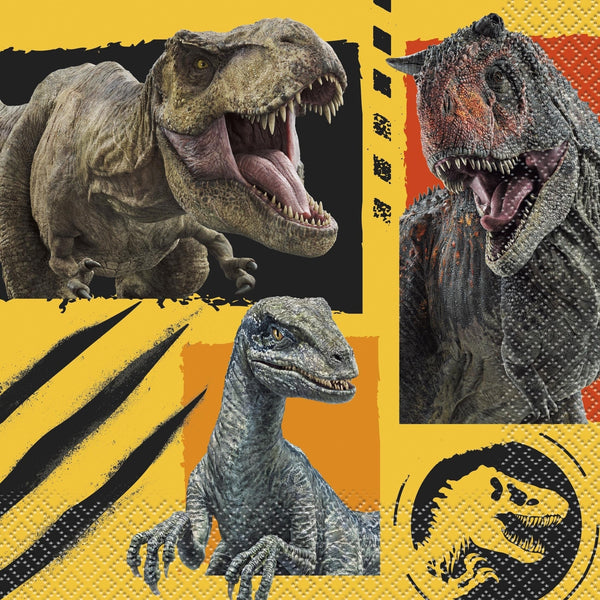 Jurassic World 3 Luncheon Napkins, 16 Count