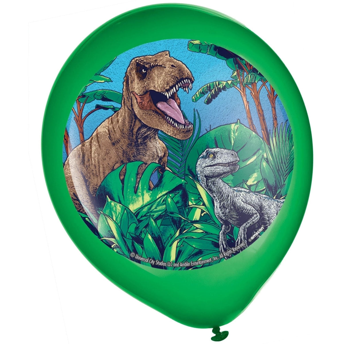 Jurassic World Into The Wild Latex Balloons