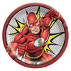 Justice League Heroes Unite Tm 9" Round Plates - The Flash