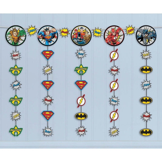 Justice League Heroes Unite Tm Hanging String Decoration