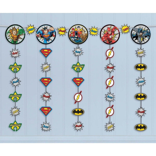 Justice League Heroes Unite Tm Hanging String Decoration
