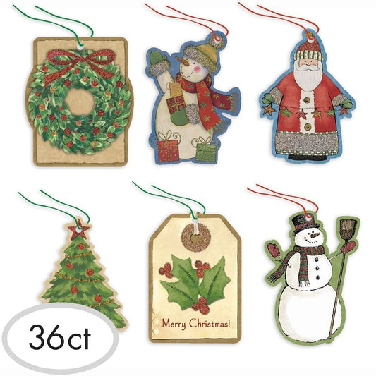 Kraft Tape-On Paper Tags