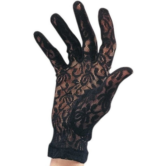 Lace Gloves-Black Lace Gloves -