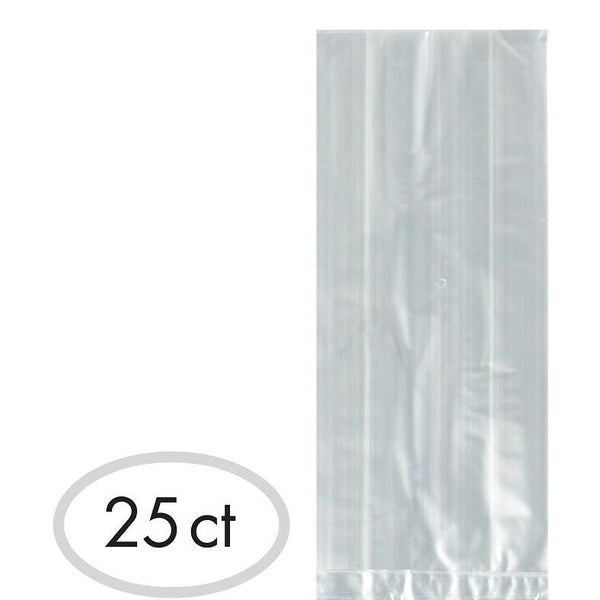 Large Clear Cellophane Party Bags 25 Count