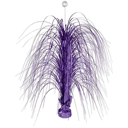 Large Foil Spray Centerpieces - Purple