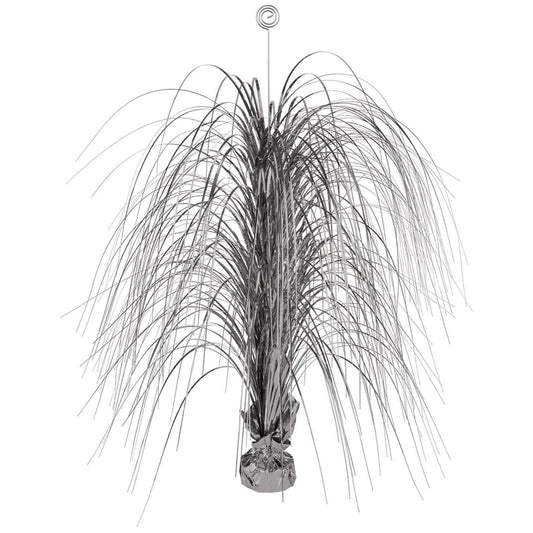 Large Foil Spray Centerpieces - Silver