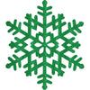 Large Snowflake - Green