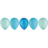 Latex Balloon Assortment - Aqua Blue