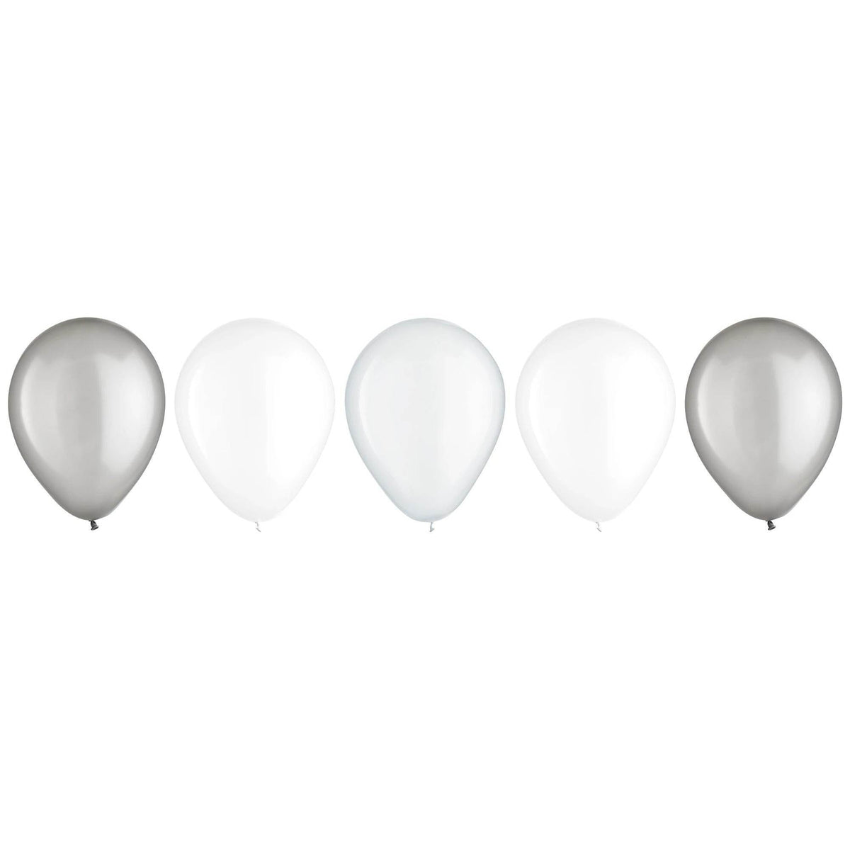 Latex Balloon Assortment - Platinum