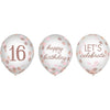 Sweet Sixteen Confetti Balloon