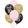 Blush Sixteen Latex Balloons