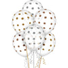 Latex Balloons Dots - Mixed Metallic
