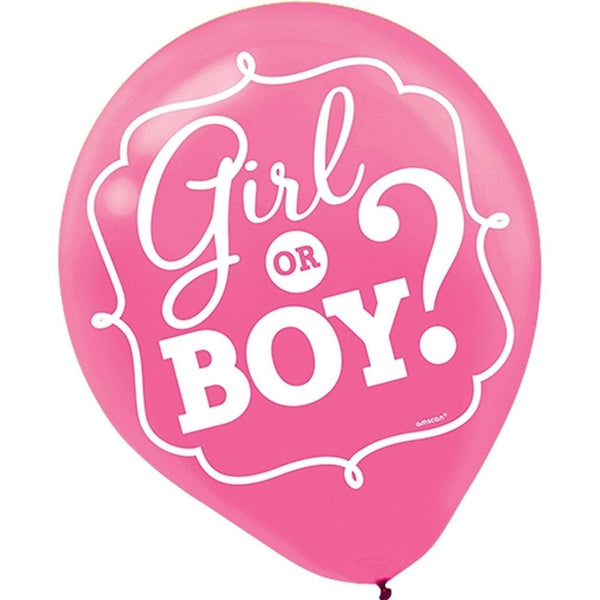 Girl Or Boy? Latex Balloons