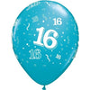 Latex Balloons High Count Bag - 16 Around Trendy