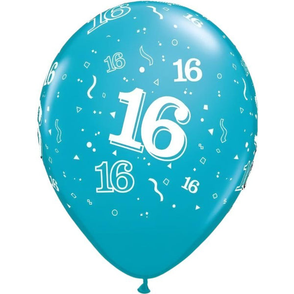 Latex Balloons High Count Bag - 16 Around Trendy