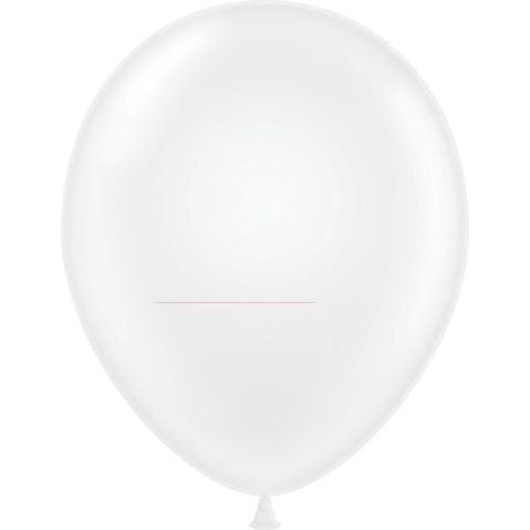 Latex Balloons High Count Bag - 17" Clear Tuftex