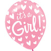 Latex Balloons High Count Bag - It's A Girl