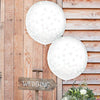 Latex Balloons W/ Confetti, 24" -White Tissue
