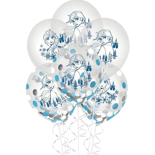 Disney Frozen 2 Latex Confetti Balloons