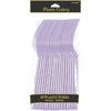 Lavender Plastic Forks 20 Count