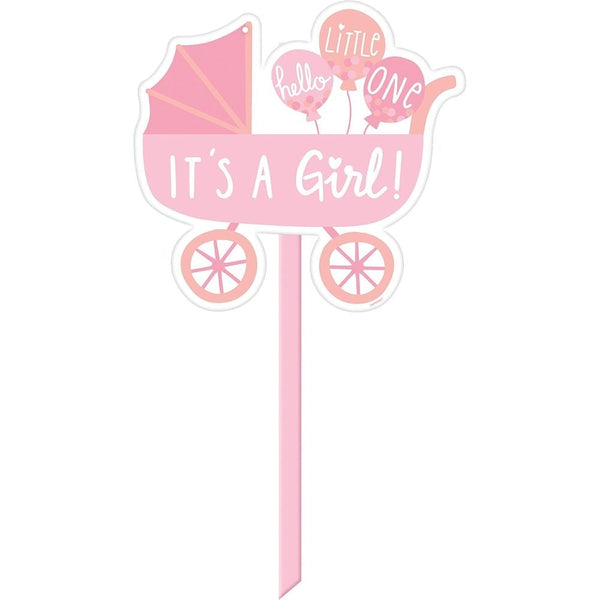 Lawn Yard Sign Baby - Girl