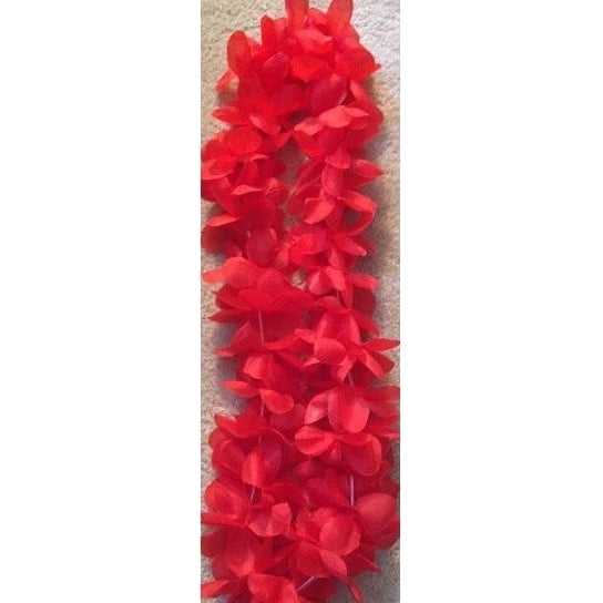 Lei - 6-Count Solid Red