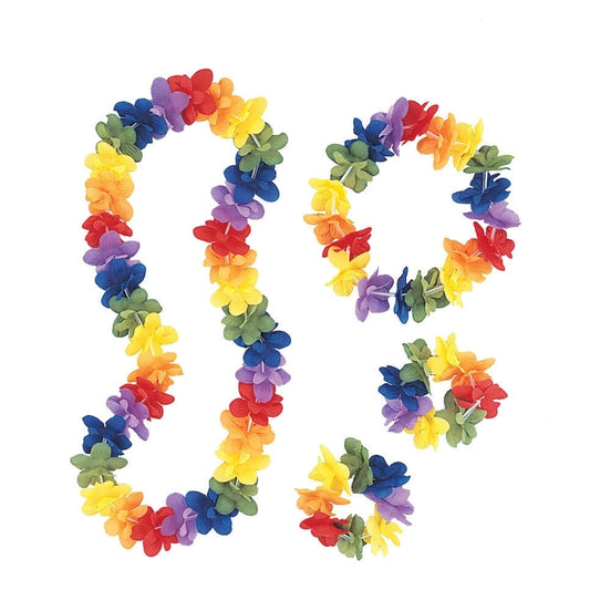 Rainbow Flower Assortment, 4Pc
