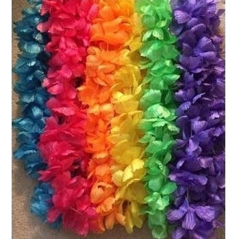 Lei - Floral Two Tone Bright Assorted