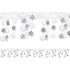 Let It Snow Plastic & Foil Hanging Ceiling Decorations