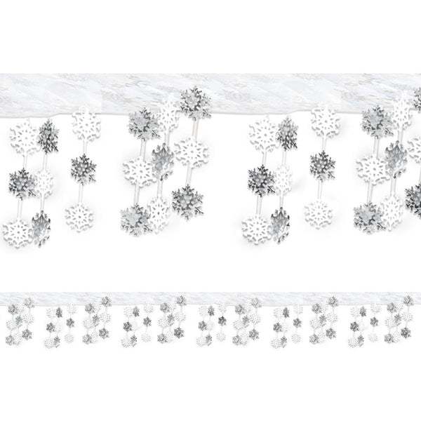 Let It Snow Plastic & Foil Hanging Ceiling Decorations