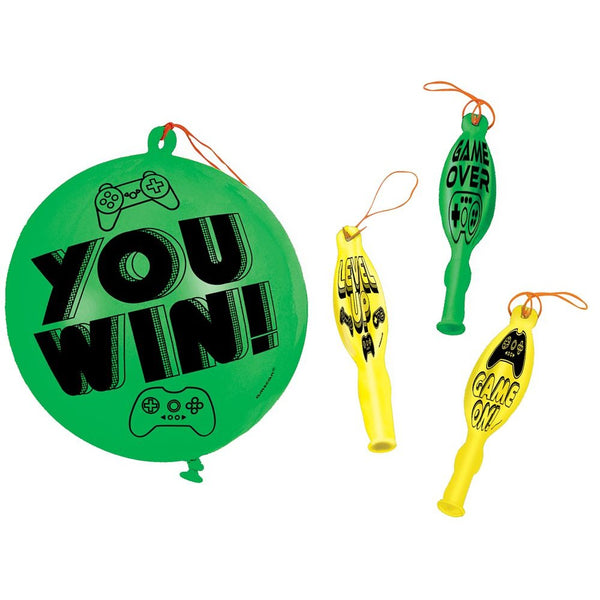 Level Up Packaged Punch Balloons