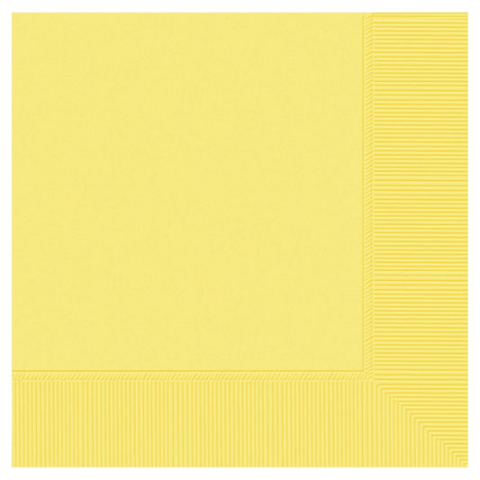 Light Yellow 2-Ply Beverage Napkins